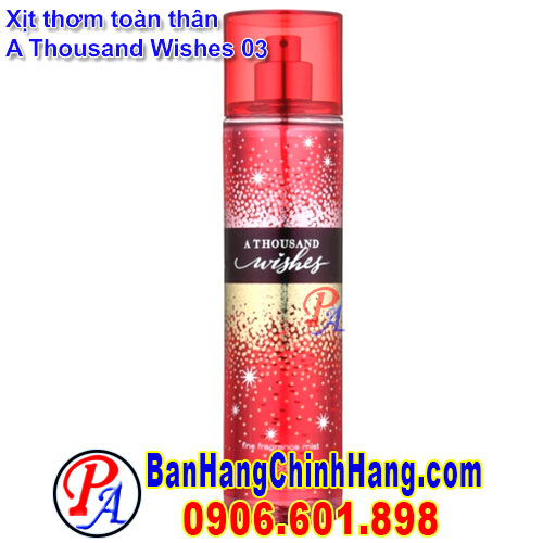 Xịt Thơm Toàn Thân Bath & Body Works A Thousand Wishes Fine Fragrance Mist 