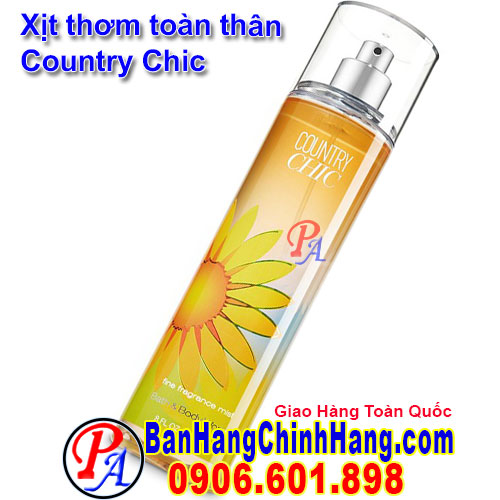 Xịt Thơm Toàn Thân Bath & Body Works Country Chic Fine Fragrance Mist 