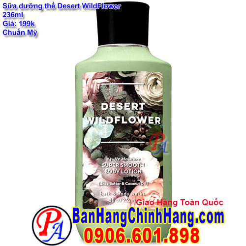 Sữa Dưỡng Thể Bath & Body Work Desert WildFlower Body Lotion