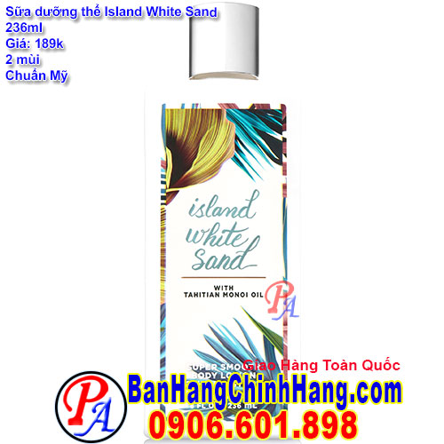 Sữa dưỡng thể Bath & Body Works Island White Sand Body Lotion