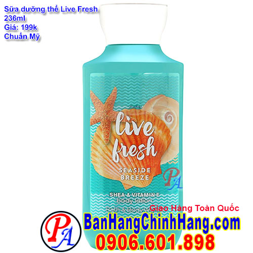 Sữa Dưỡng Thể Bath & Body Work Live Fresh Body Lotion