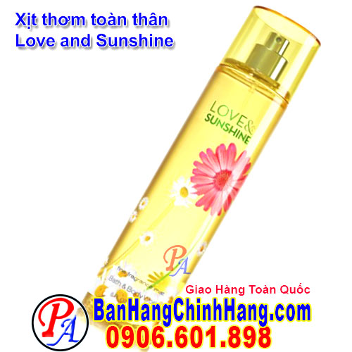 Xịt Thơm Toàn Thân Bath & Body Works Love And Sunshine Fine Fragrance Mist 