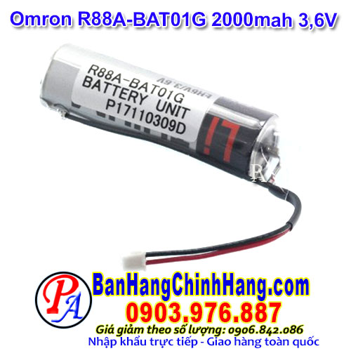 Pin Lithium Omron R88A-BAT01G 2000mAh 3,6V