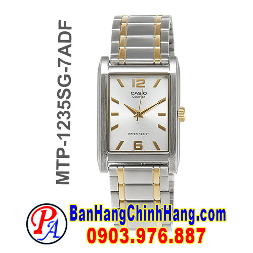 Đồng Hồ Casio Nam Dây Thép Không Gỉ MTP-1235SG-7ADF