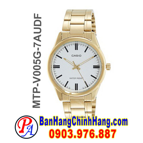Đồng Hồ Casio Nam Dây Thép Không Gỉ MTP-V005G-7AUDF