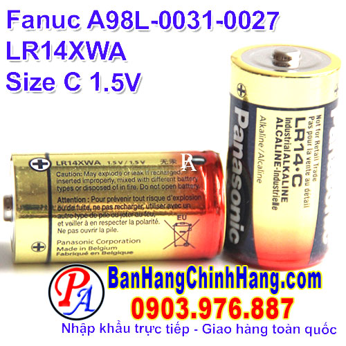Pin Fanuc A98L-0031-0027 LR14XWA 1.5V