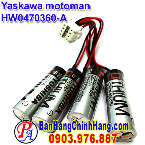 Pin Lithium PLC-CNC Yaskawa motoman HW0470360-A 7800mAh 3,6V