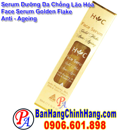 Serum Dưỡng Da Chống Lão Hóa Healthy Care Face Serum Golden Flake Anti-Ageing 50ml | Date Dec 2023